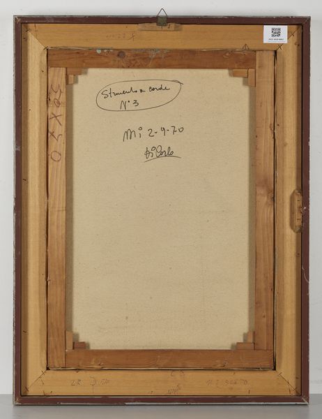 DI CARLO VITTORIO MARIA (n. 1937) : Strumento a corde n�3.  - Asta Asta 380 | ARTE MODERNA E CONTEMPORANEA Virtuale - Associazione Nazionale - Case d'Asta italiane