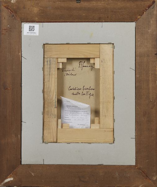 GONZAGA GIOVANFRANCESCO (1921 - 2007) : Cavaliere berbero sulla battigia.  - Asta Asta 380 | ARTE MODERNA E CONTEMPORANEA Virtuale - Associazione Nazionale - Case d'Asta italiane