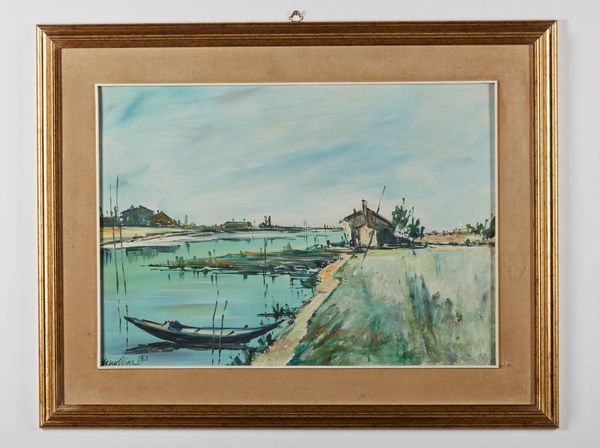 MORI NENO (1899 - 1968) : Paesaggio di barena  - Asta Asta 380 | ARTE MODERNA E CONTEMPORANEA Virtuale - Associazione Nazionale - Case d'Asta italiane