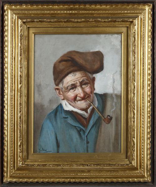 AUTORE NON IDENTIFICATO : Vecchio con pipa.  - Asta Asta 380 | ARTE MODERNA E CONTEMPORANEA Virtuale - Associazione Nazionale - Case d'Asta italiane