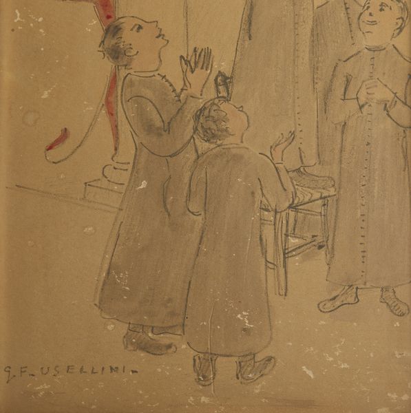 USELLINI GIANFILIPPO (1903 - 1971) : Senza titolo.  - Asta Asta 380 | ARTE MODERNA E CONTEMPORANEA Virtuale - Associazione Nazionale - Case d'Asta italiane