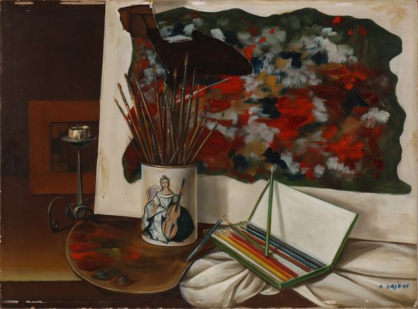 GAJONI ADRIANO (1913 - 1965) : Senza titolo.  - Asta Asta 380 | ARTE MODERNA E CONTEMPORANEA Virtuale - Associazione Nazionale - Case d'Asta italiane