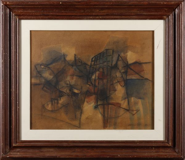 AUTORE NON IDENTIFICATO : Piccola pesca.  - Asta Asta 380 | ARTE MODERNA E CONTEMPORANEA Virtuale - Associazione Nazionale - Case d'Asta italiane