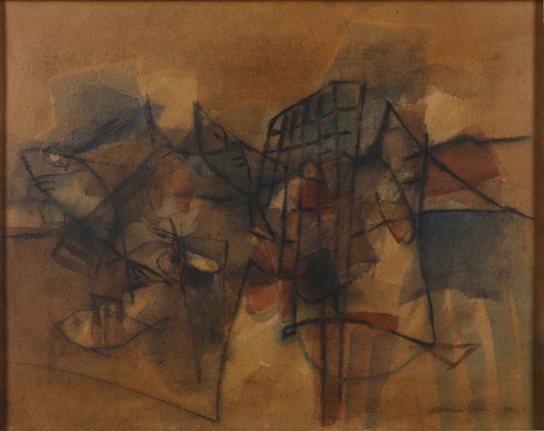 AUTORE NON IDENTIFICATO : Piccola pesca.  - Asta Asta 380 | ARTE MODERNA E CONTEMPORANEA Virtuale - Associazione Nazionale - Case d'Asta italiane