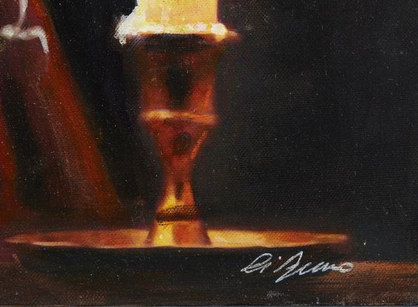 DI RENZO COSTANTINO (n. 1946) : La candela.  - Asta Asta 380 | ARTE MODERNA E CONTEMPORANEA Virtuale - Associazione Nazionale - Case d'Asta italiane