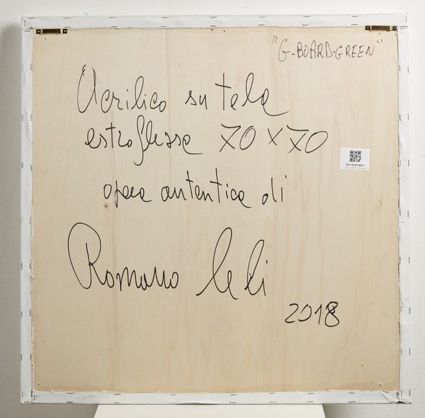 ROMANO LELI (n. 1957) : Green  - Asta Asta 380 | ARTE MODERNA E CONTEMPORANEA Virtuale - Associazione Nazionale - Case d'Asta italiane