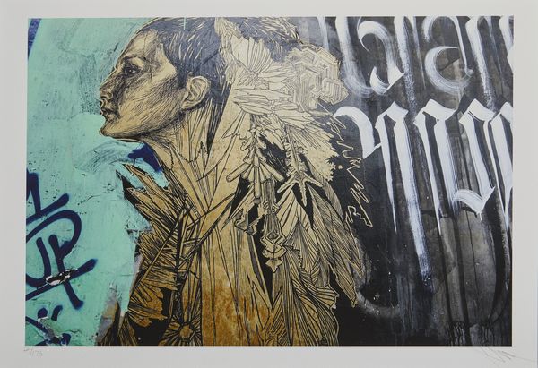 SWOON (n. 1977) : Senza titolo.  - Asta Asta 380 | ARTE MODERNA E CONTEMPORANEA Virtuale - Associazione Nazionale - Case d'Asta italiane