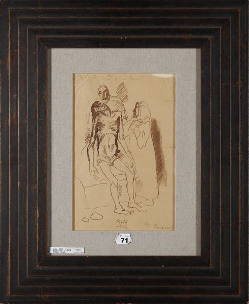 CARENA FELICE (1879 - 1966) : Piet�.  - Asta Asta 380 | ARTE MODERNA E CONTEMPORANEA Virtuale - Associazione Nazionale - Case d'Asta italiane