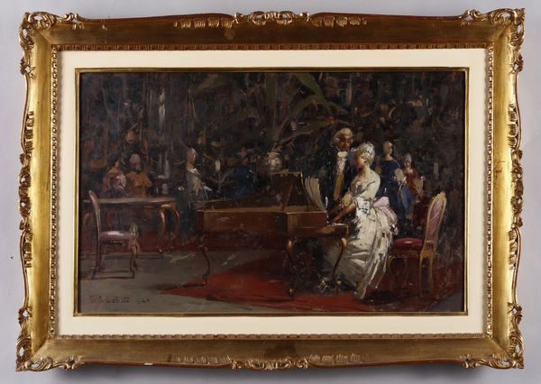 POZZATO PARIDE (1899 - 1971) : Scena d'interno.  - Asta Asta 380 | ARTE MODERNA E CONTEMPORANEA Virtuale - Associazione Nazionale - Case d'Asta italiane