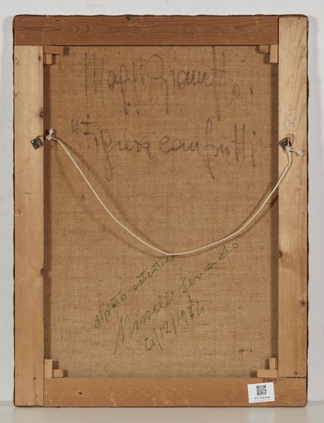 MAGGI GIAMPIETRO (n. 1934) : Figura con frutti.  - Asta Asta 380 | ARTE MODERNA E CONTEMPORANEA Virtuale - Associazione Nazionale - Case d'Asta italiane