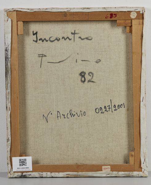 PROVINO SALVATORE (n. 1943) : Incontro.  - Asta Asta 380 | ARTE MODERNA E CONTEMPORANEA Virtuale - Associazione Nazionale - Case d'Asta italiane