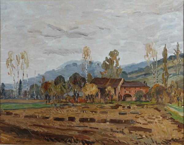 KALCHSCHMIDT EMILIO (1902 - 1983) : Cascinali e stalle.  - Asta Asta 380 | ARTE MODERNA E CONTEMPORANEA Virtuale - Associazione Nazionale - Case d'Asta italiane