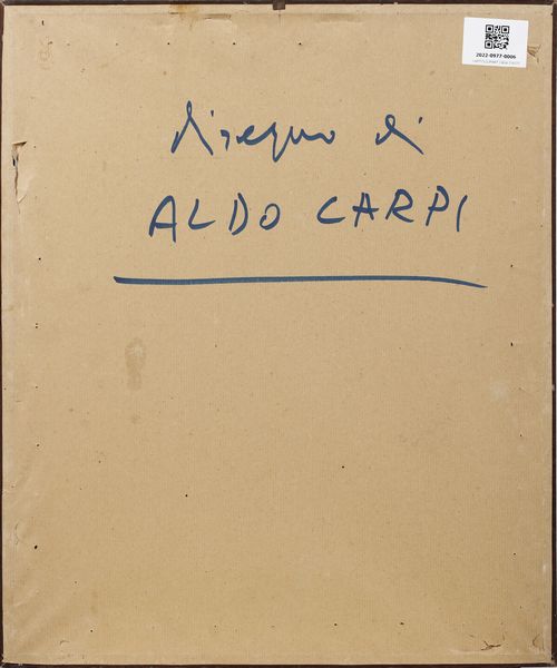 CARPI ALDO (1886 - 1973) : Senza titolo.  - Asta Asta 380 | ARTE MODERNA E CONTEMPORANEA Virtuale - Associazione Nazionale - Case d'Asta italiane