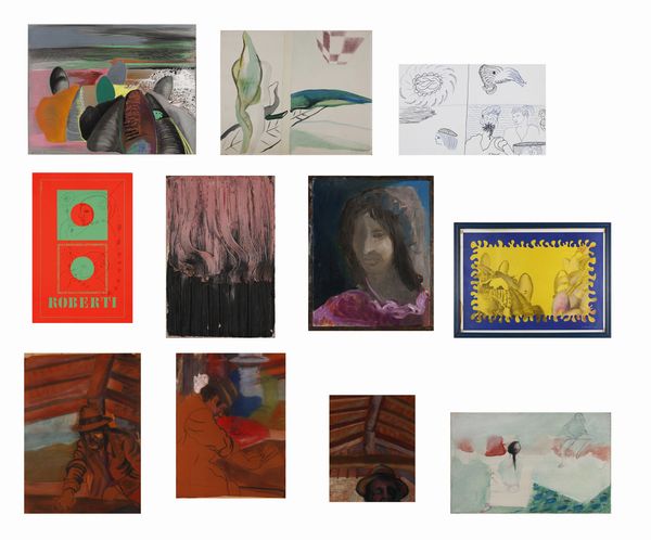 ROBERTI ROBERTO (n. 1942) : Lotto composto da n.12 fogli.  - Asta Asta 380 | ARTE MODERNA E CONTEMPORANEA Virtuale - Associazione Nazionale - Case d'Asta italiane