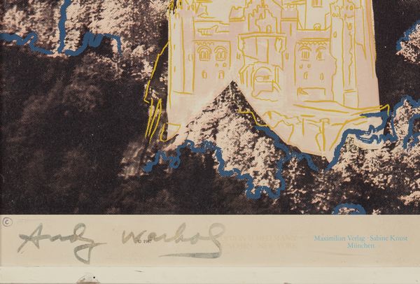 WARHOL ANDY (1928 - 1987) : (ATT.TO). Neuschwanstein.  - Asta Asta 380 | ARTE MODERNA E CONTEMPORANEA Virtuale - Associazione Nazionale - Case d'Asta italiane