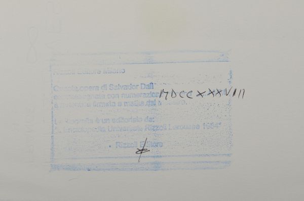 DALI' SALVADOR (1904 - 1989) : Corpus Hypercubus.  - Asta Asta 380 | ARTE MODERNA E CONTEMPORANEA Virtuale - Associazione Nazionale - Case d'Asta italiane