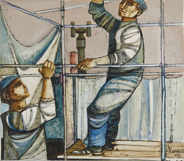 RANUCCI LUCIO (n. 1925) : Operosit�.  - Asta Asta 380 | ARTE MODERNA E CONTEMPORANEA Virtuale - Associazione Nazionale - Case d'Asta italiane