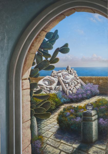 NUNZIANTE ANTONIO (n. 1956) : Incontri ad Antibes... L'estate.  - Asta Asta 380 | ARTE MODERNA E CONTEMPORANEA Virtuale - Associazione Nazionale - Case d'Asta italiane