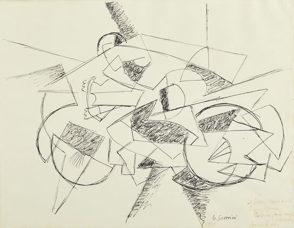 SEVERINI GINO (1883 - 1966) : Senza titolo.  - Asta Asta 380 | ARTE MODERNA E CONTEMPORANEA Virtuale - Associazione Nazionale - Case d'Asta italiane