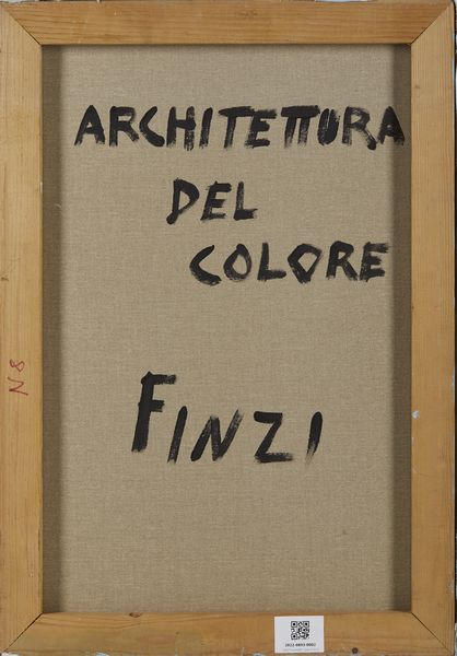FINZI ENNIO (n. 1931) : Architettura del colore.  - Asta Asta 380 | ARTE MODERNA E CONTEMPORANEA Virtuale - Associazione Nazionale - Case d'Asta italiane