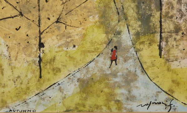 ROGNONI FRANCO (1913 - 1999) : Autunno.  - Asta Asta 380 | ARTE MODERNA E CONTEMPORANEA Virtuale - Associazione Nazionale - Case d'Asta italiane