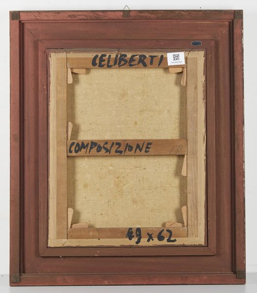 CELIBERTI GIORGIO (n. 1929) : Composizione  - Asta Asta 380 | ARTE MODERNA E CONTEMPORANEA Virtuale - Associazione Nazionale - Case d'Asta italiane