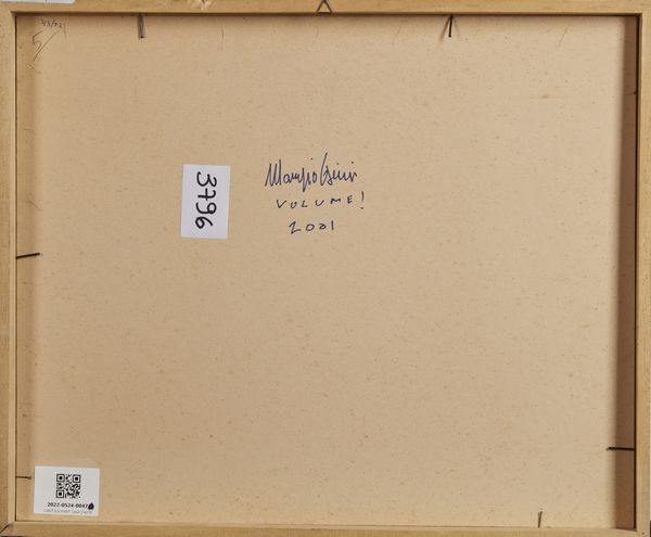 SAVINI MAURIZO  (n. 1962) : Volume I.  - Asta Asta 380 | ARTE MODERNA E CONTEMPORANEA Virtuale - Associazione Nazionale - Case d'Asta italiane