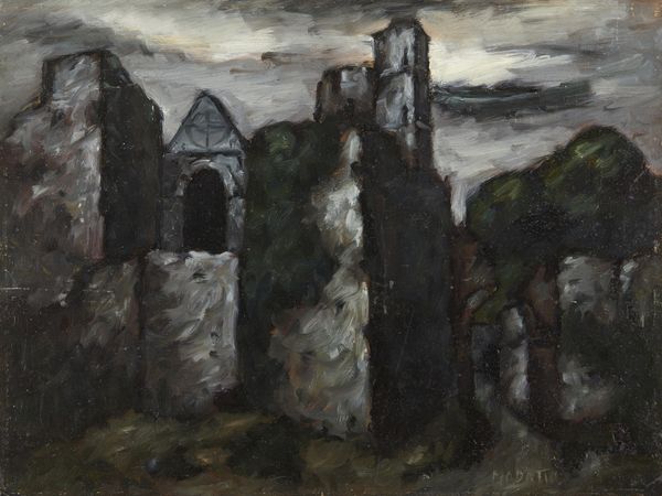 MODOTTO ANGILOTTO ERMAGORA (1900 - 1968) : Paesaggio, Roma 1958.  - Asta Asta 380 | ARTE MODERNA E CONTEMPORANEA Virtuale - Associazione Nazionale - Case d'Asta italiane