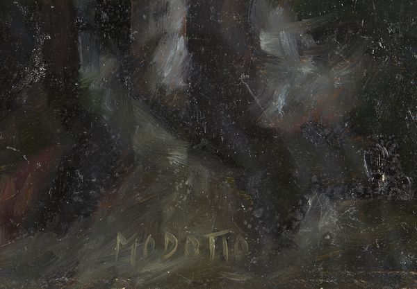 MODOTTO ANGILOTTO ERMAGORA (1900 - 1968) : Paesaggio, Roma 1958.  - Asta Asta 380 | ARTE MODERNA E CONTEMPORANEA Virtuale - Associazione Nazionale - Case d'Asta italiane