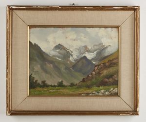 FORNERIS VINCENZO (1904 - 1956) : Paesaggio.  - Asta Asta 380 | ARTE MODERNA E CONTEMPORANEA Virtuale - Associazione Nazionale - Case d'Asta italiane