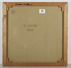 GOLBA HUSSEIN (n. 1956) : Senza titolo.  - Asta Asta 380 | ARTE MODERNA E CONTEMPORANEA Virtuale - Associazione Nazionale - Case d'Asta italiane