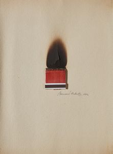 AUBERTIN BERNARD (1934 - 2015) - Dessin de feu.
