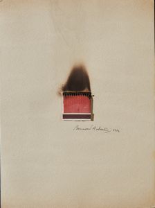 AUBERTIN BERNARD (1934 - 2015) - Dessin du feu.