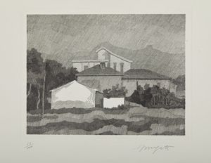 MORGATTI VAIRO (n. 1934) : Dalla cartella 5 acqueforti.  - Asta Asta 380 | ARTE MODERNA E CONTEMPORANEA Virtuale - Associazione Nazionale - Case d'Asta italiane