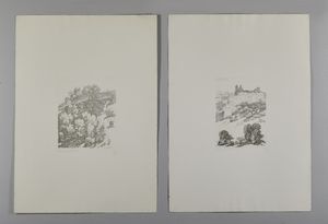 CASTELLI LEONARDO (1896 - 1984) - Lotto composto da n. 2 fogli.