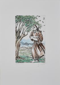 CONTE GIUSEPPE : Cantico delle Creature.  - Asta Asta 380 | ARTE MODERNA E CONTEMPORANEA Virtuale - Associazione Nazionale - Case d'Asta italiane