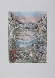 PALLESCHI ERNESTO NINO : Le Grazie di Ugo Foscolo.  - Asta Asta 380 | ARTE MODERNA E CONTEMPORANEA Virtuale - Associazione Nazionale - Case d'Asta italiane