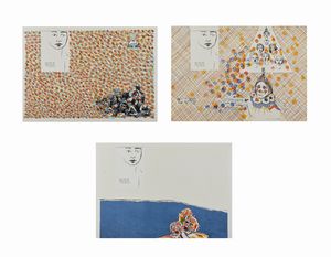 ALBANO GIACOMO (n. 1935) - Cartella composta da n. 3 fogli.