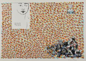 ALBANO GIACOMO (n. 1935) : Cartella composta da n. 3 fogli.  - Asta Asta 380 | ARTE MODERNA E CONTEMPORANEA Virtuale - Associazione Nazionale - Case d'Asta italiane