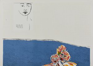 ALBANO GIACOMO (n. 1935) : Cartella composta da n. 3 fogli.  - Asta Asta 380 | ARTE MODERNA E CONTEMPORANEA Virtuale - Associazione Nazionale - Case d'Asta italiane