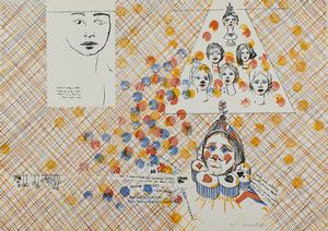 ALBANO GIACOMO (n. 1935) : Cartella composta da n. 3 fogli.  - Asta Asta 380 | ARTE MODERNA E CONTEMPORANEA Virtuale - Associazione Nazionale - Case d'Asta italiane