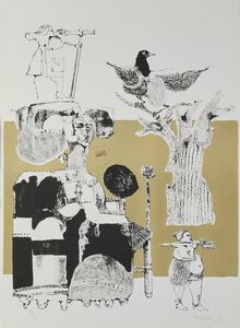 SANTALO' RODOLFO ALVAREZ (1933 - 2008) : Cartella composta da n. 5 fogli.  - Asta Asta 380 | ARTE MODERNA E CONTEMPORANEA Virtuale - Associazione Nazionale - Case d'Asta italiane