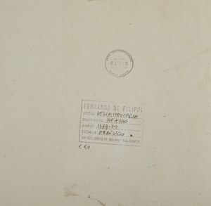 DE FILIPPI FERNANDO (n. 1940) : Della memoria.  - Asta Asta 380 | ARTE MODERNA E CONTEMPORANEA Virtuale - Associazione Nazionale - Case d'Asta italiane