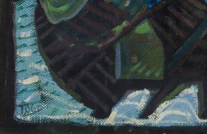 TOGO (n. 1937) : Contrasti.  - Asta Asta 380 | ARTE MODERNA E CONTEMPORANEA Virtuale - Associazione Nazionale - Case d'Asta italiane