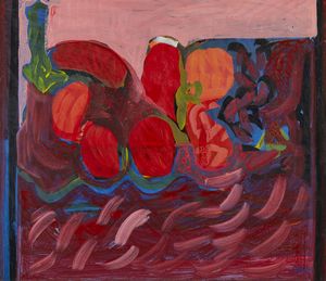 TOGO (n. 1937) - Composizione con frutta.