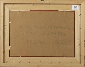 GROSSI PROFERIO (1923 - 2000) : Senza titolo.  - Asta Asta 380 | ARTE MODERNA E CONTEMPORANEA Virtuale - Associazione Nazionale - Case d'Asta italiane