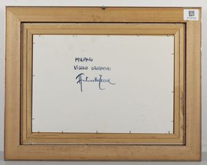 ZECCA ANTONELLO (n. 1944) : Milano, Vicolo Lavandai.  - Asta Asta 380 | ARTE MODERNA E CONTEMPORANEA Virtuale - Associazione Nazionale - Case d'Asta italiane