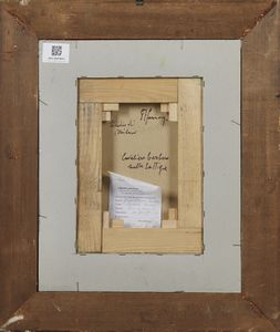 GONZAGA GIOVANFRANCESCO (1921 - 2007) : Cavaliere berbero sulla battigia.  - Asta Asta 380 | ARTE MODERNA E CONTEMPORANEA Virtuale - Associazione Nazionale - Case d'Asta italiane