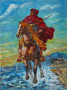GONZAGA GIOVANFRANCESCO (1921 - 2007) - Cavaliere berbero.