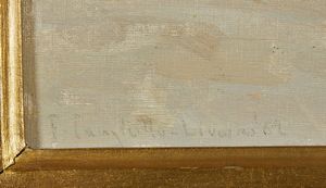 CANGIULLO FRANCESCO (1884 - 1977) : Livorno, i fossi del quartiere Venezia  - Asta Asta 380 | ARTE MODERNA E CONTEMPORANEA Virtuale - Associazione Nazionale - Case d'Asta italiane